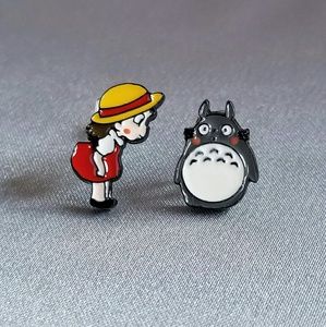 New Mei and Totoro stud earrings